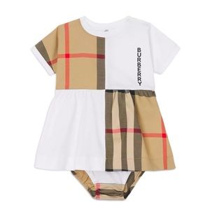 Burberry dress set - 12-18 months Worn once